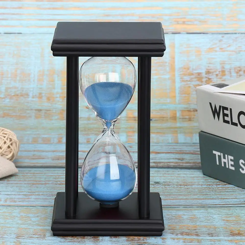 

5/15/30min Wooden Sand Clock Sandglass Kitchen School Hourglass Timer Home Decor Early Learning Intelligence Developmental Toy