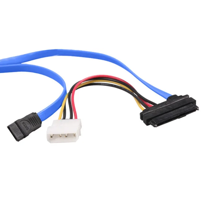 Newly 7Pin SATA Serial ATA to SAS 29 Pins + 4 Pin Power Adapter Connector Cable 999 |