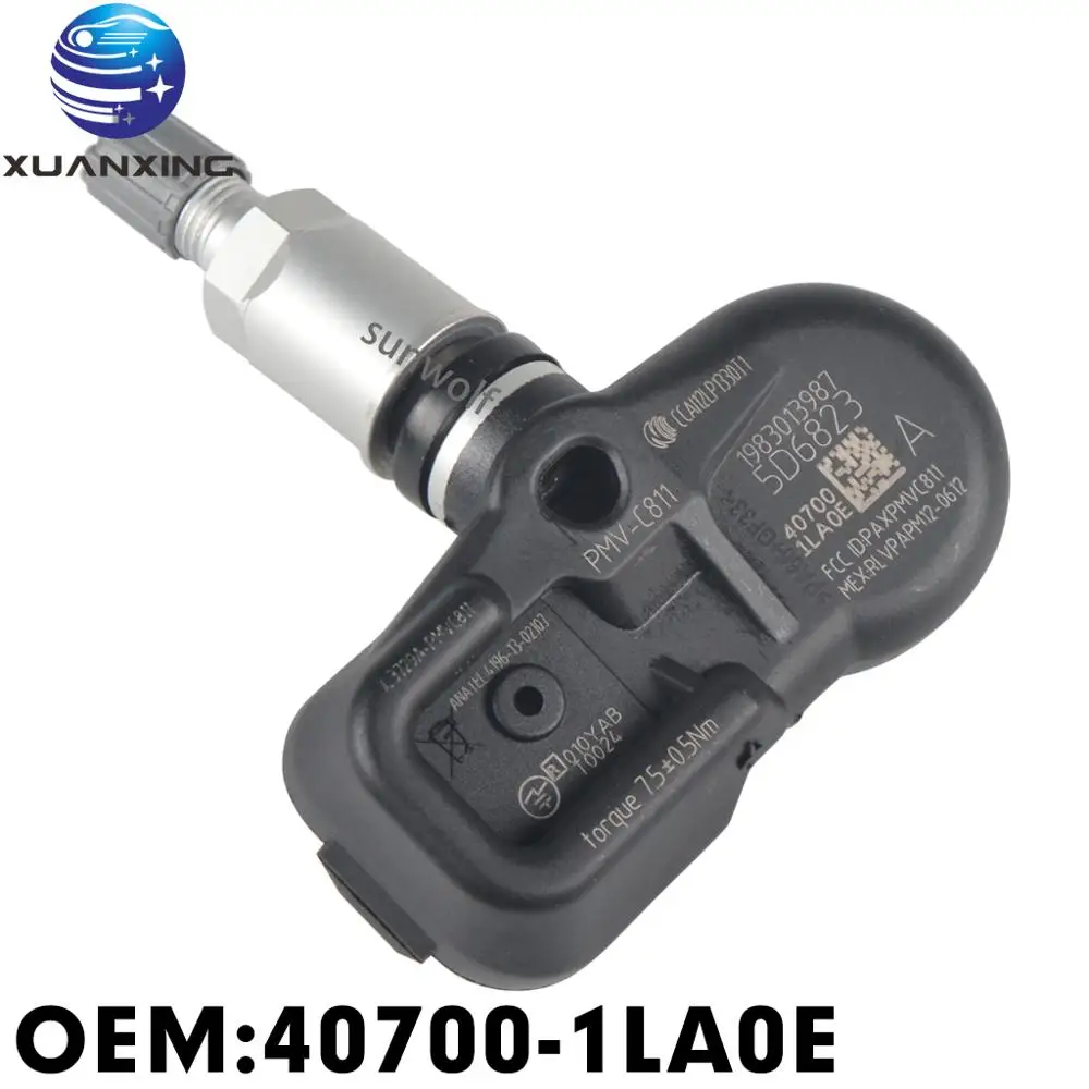 

407001LA0E Tire Pressure Sensor Monitoring System 433MHz PWV-C811 PMV-107S For QX50 QX60 QX70 Q50 Q60 2014-2017