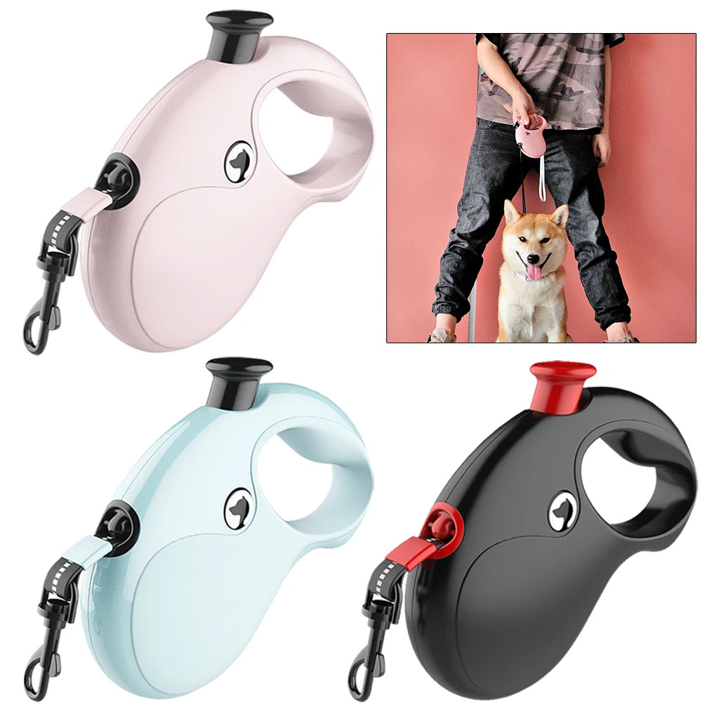 

Automatic Dog Leash Retractable Reflective with Lock Nylon