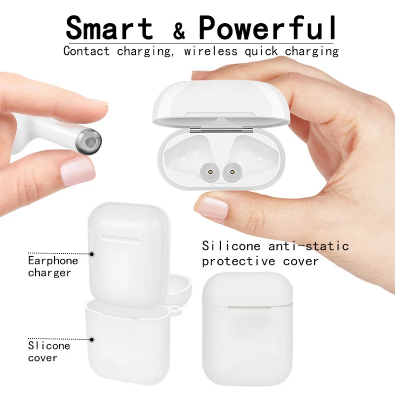 I7s Tws беспроводные наушники Bluetooth вкладыши гарнитура с зарядным устройством для