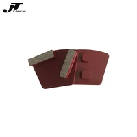 HT Diamond Metal Bond Grinding Shoes Long Grinding Life Concrete Polishing Disc With Two Segments Terrazzo Floor 12Pcs