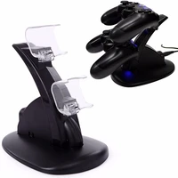 controller charger dock led dual usb ps4 charging stand station cradle for ps4 ps4 pro ps4 slim controller