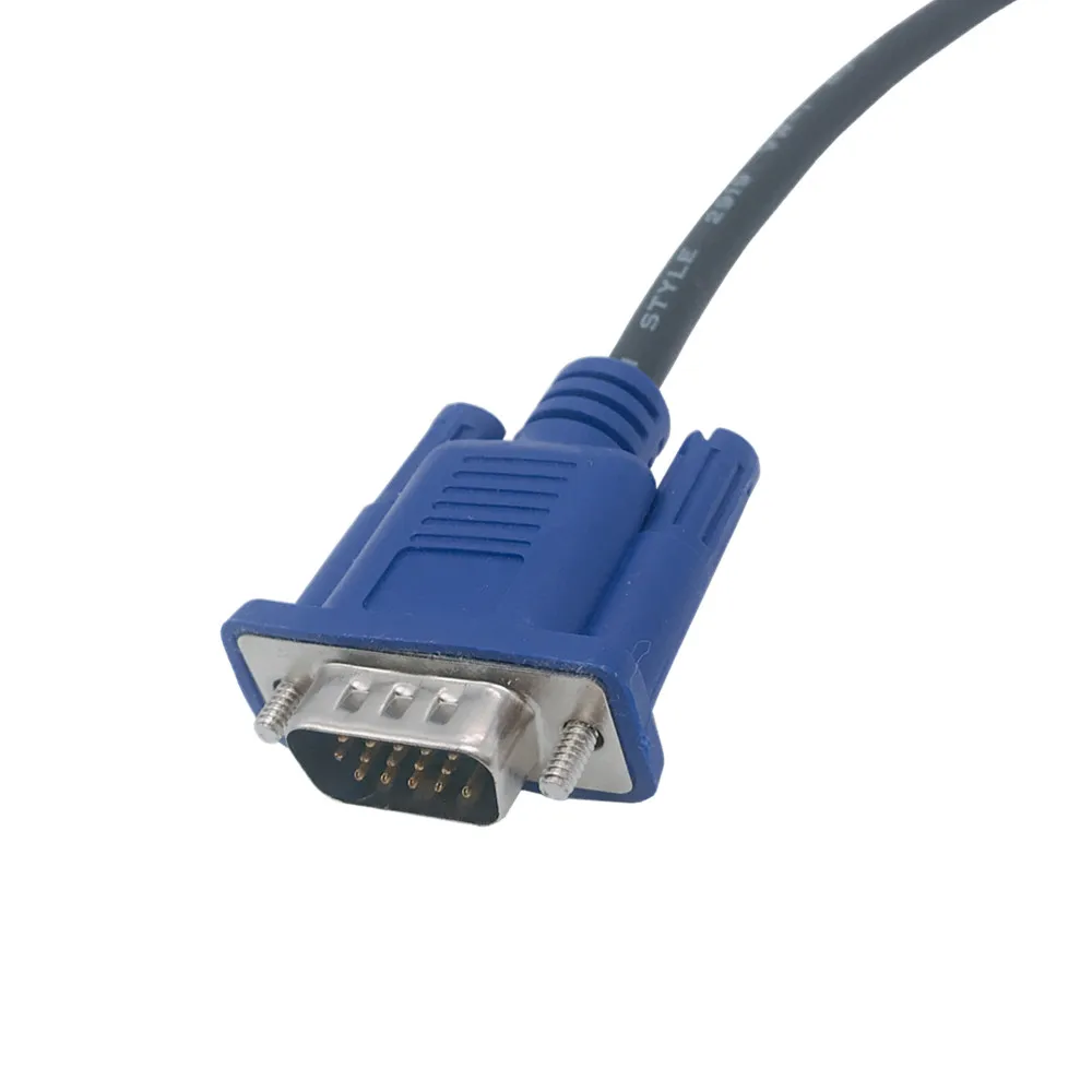25 см 0 м HD15Pin VGA D Sub короткий видеокабель штекер m/M гнездо и RGB кабель для