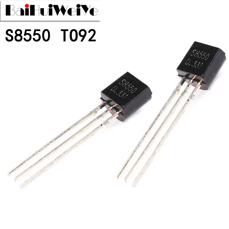 

100PCS/LOT S8550 8550 0.5A/40V PNP TO-92 TO92 DIP Triode Transistor New Original Good Quality Chipset