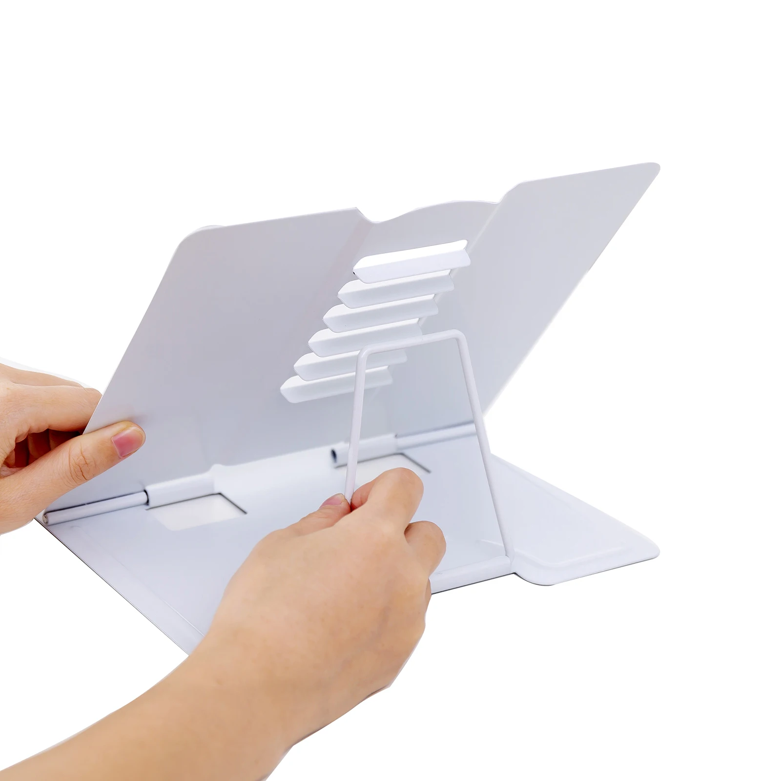 Adjustable Angle Book Reading Stand Folding Document Solid Color ConvenienceStorage Display Holder For Desk |