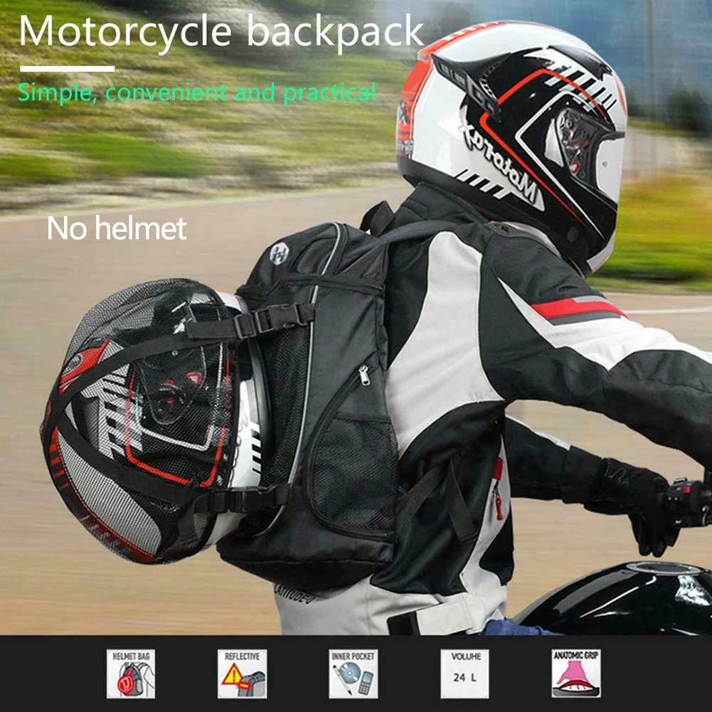 Наружный Карманный дорожный рюкзак на молнии из ткани Оксфорд черный