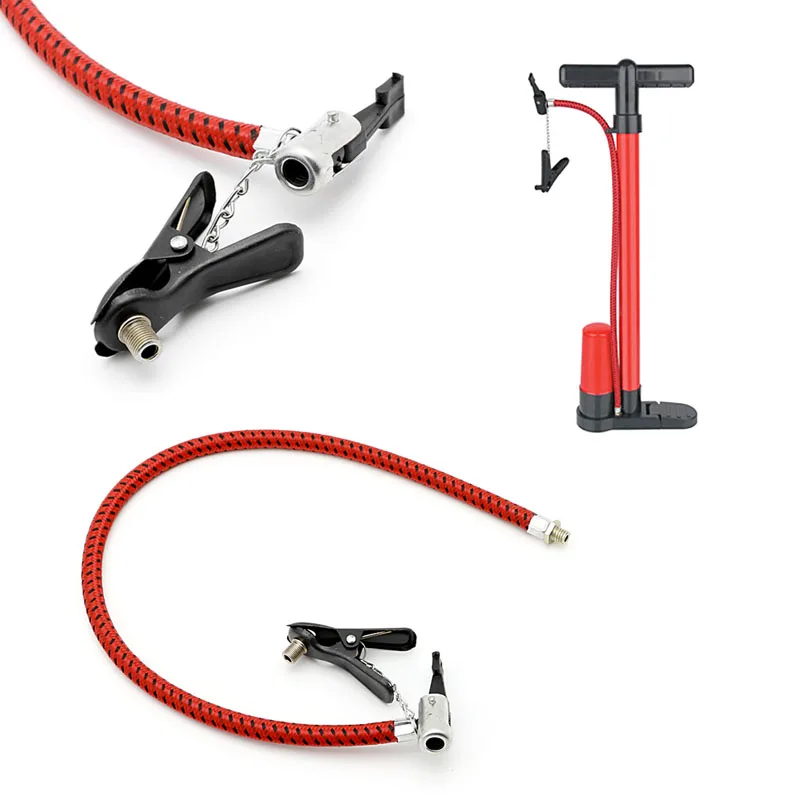 

Bicycle Bike Tyre Tire Hand Air Pump Inflator Replacement Hose Tube Rubber Tool E56D