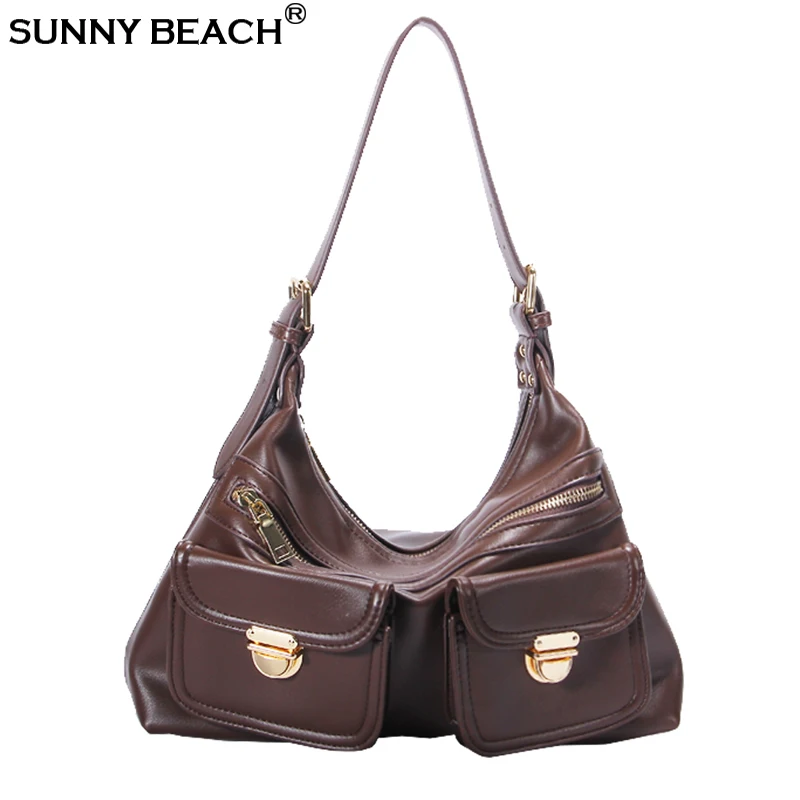 

Luxury Brand Design Women Handbag 2022 New Large Capacity Women's Bag Armpit Bag Soft Leather Shoulder Bag