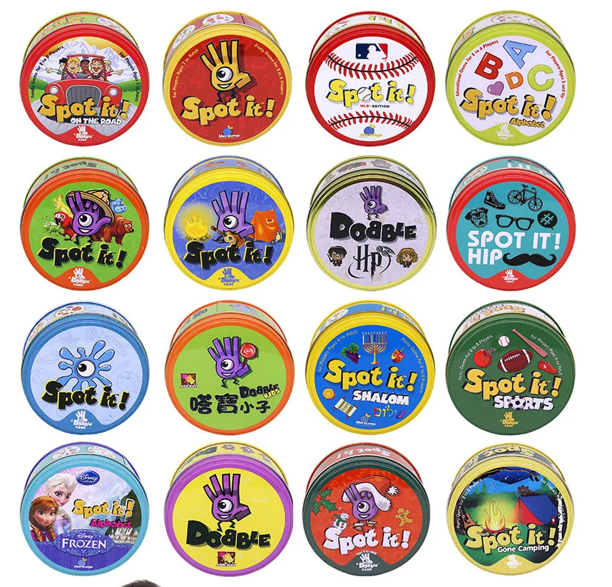 20 видов стилей Доббль карточная игра Спот это Поттер HP настольная для