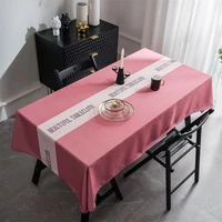 christmas tablecloth waterproof and anti scalding rectangular table tablecloth rectangular coffee table cloth tv cabinet blanket