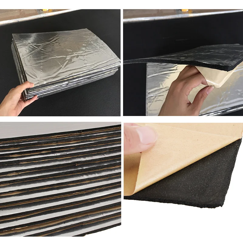 10/7/5 мм 50*30 * см автомобиля Шум изоляция хлопка автомобильные чехлы для Kia Rio 3 Ceed