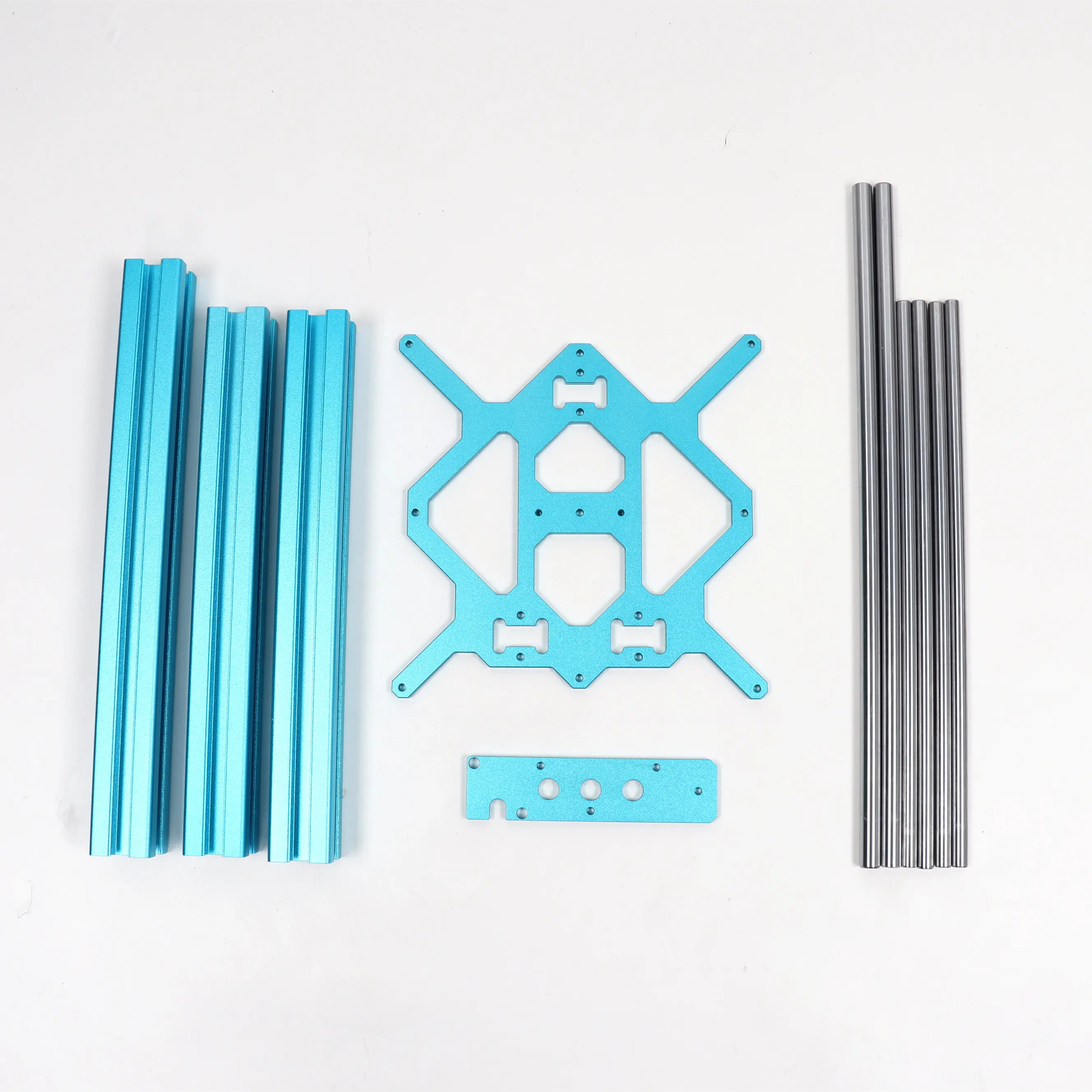 prusa mini 3d printer y carriage 3030 extrusion z bottom plate and smooth rods kit free global shipping