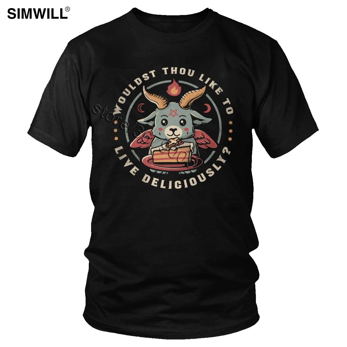 Городские Новые футболки мужские хлопковые с рисунком из м/ф Ты бы любил жить