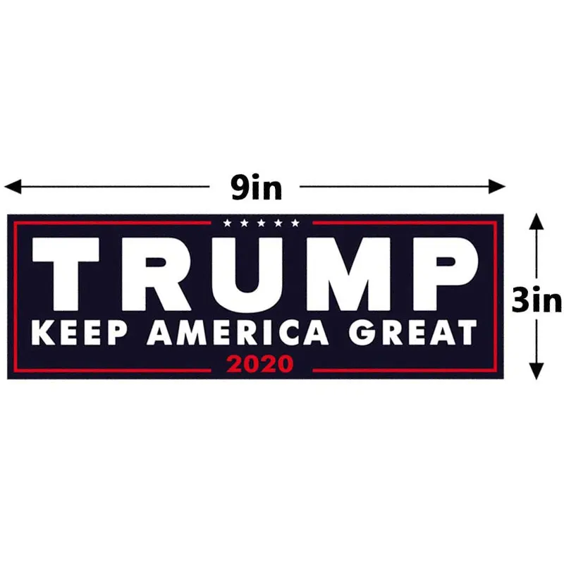 1 шт. автомобильная виниловая наклейка с изображением Трампа|Наклейки на