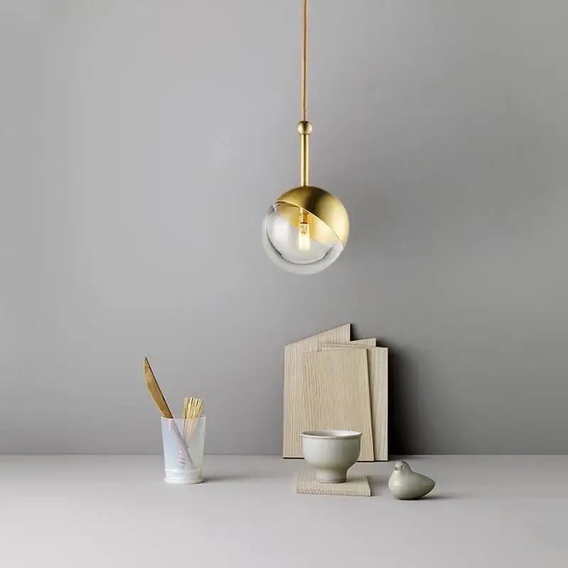 Прикроватная люстра для спальни Скандинавский современный простой светильник с