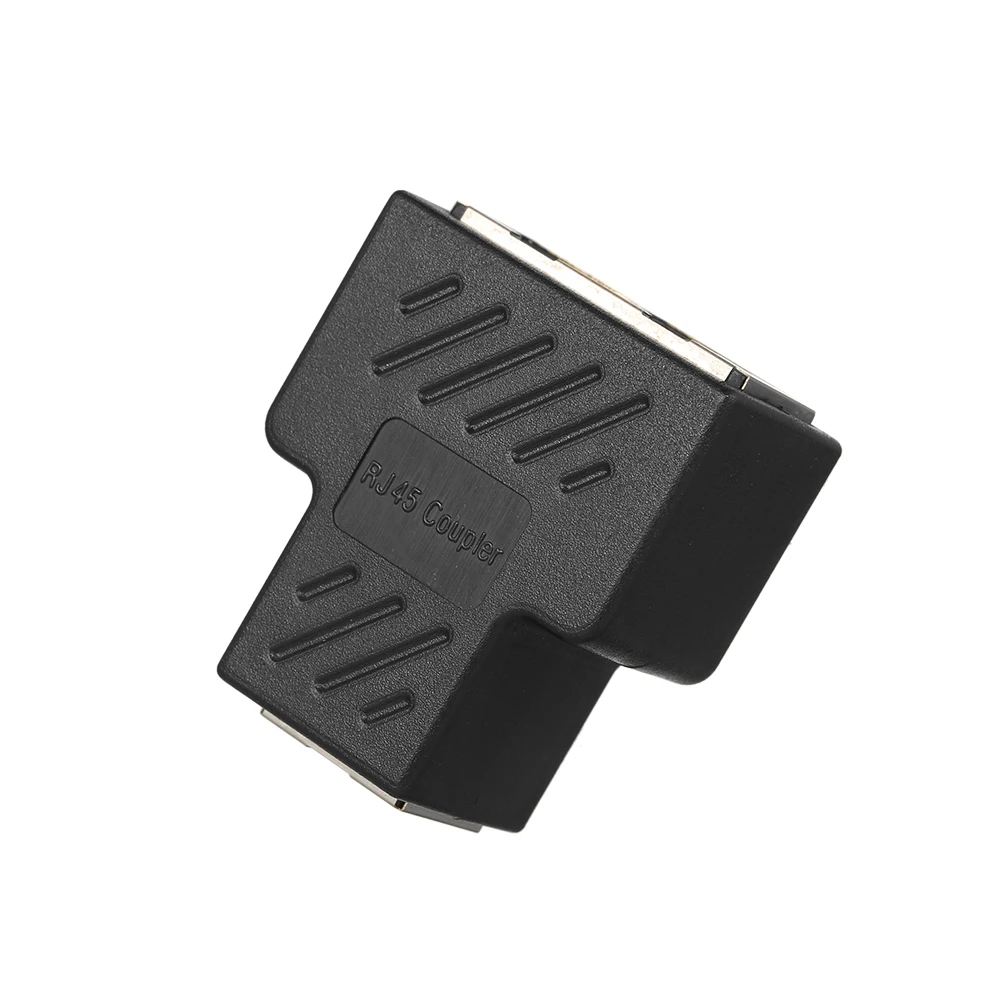 Переходник-Разветвитель RJ45 1-2 гнездовых порта для CAT 5/CAT 6/CAT 7 LAN Ethernet разъем