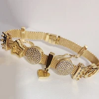 bracelet set s925 silver color bracelet with charms diy bracele fit luxury original charms bracelet jewelry gifts for women
