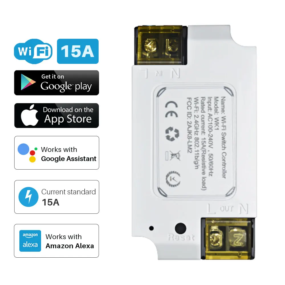 Универсальный беспроводной Wi Fi переключатель Модуль Автоматизации умного дома