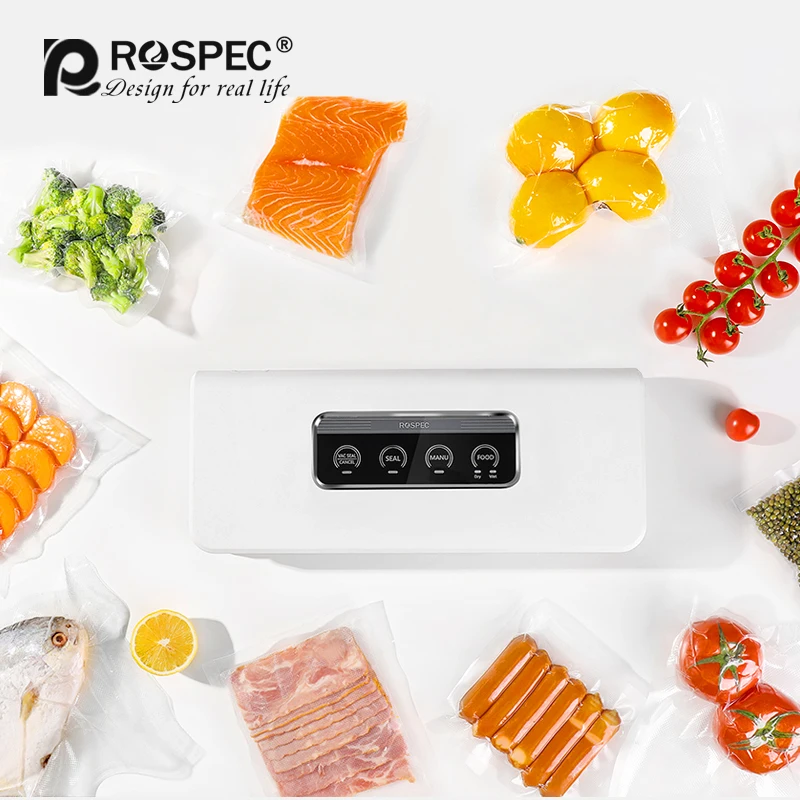 ROSPEC Automatic Vacuum Sealer with Free Seal Bag Packaging Machine Food Storage Freshness Preservatio | Бытовая техника