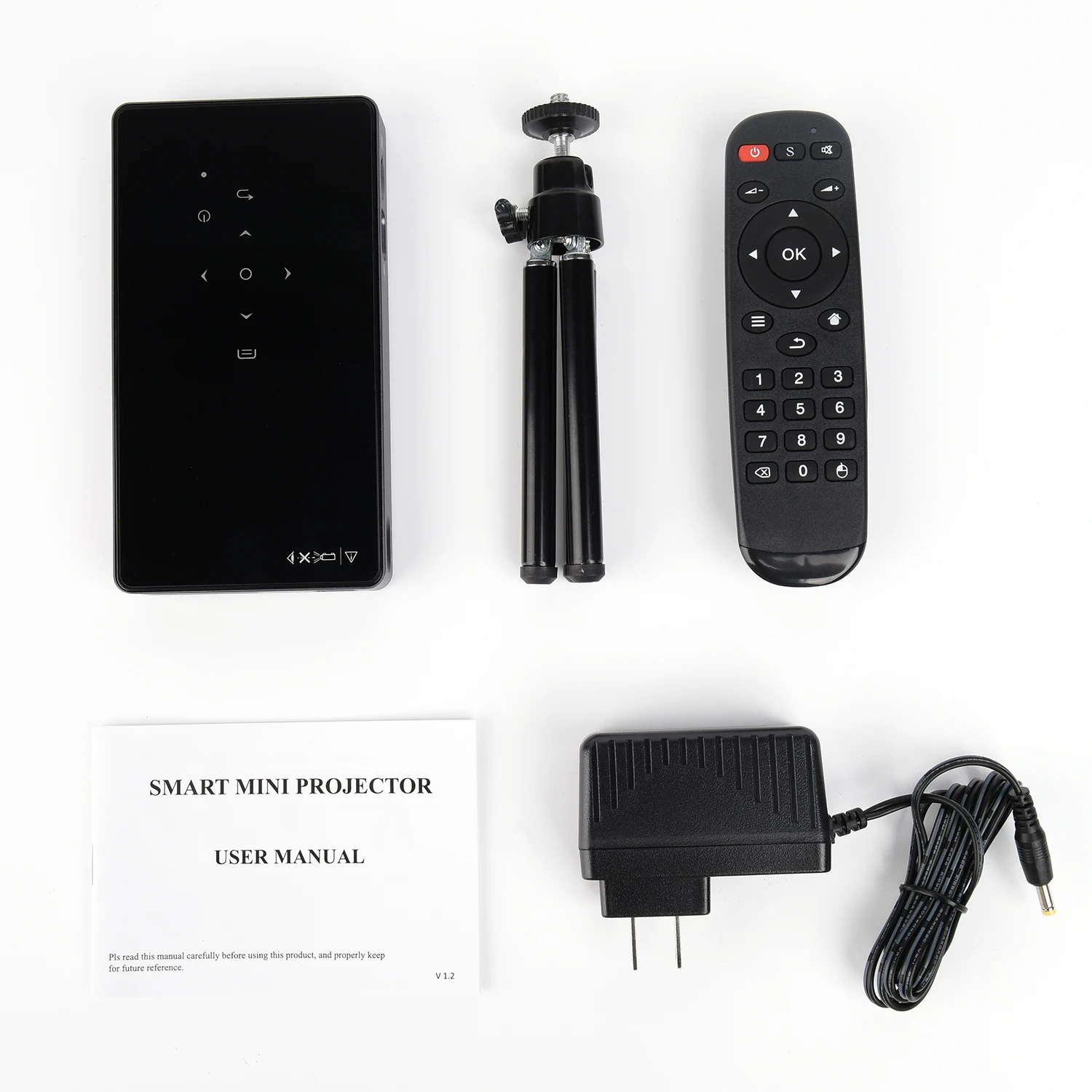 2021 P8 DLP мини портативный проектор Android 9 0 домашний кинотеатр 4K WiFi Bluetooth Miracast Airplay 1080P