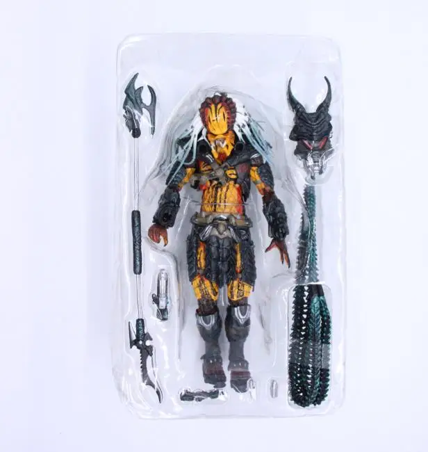 Конечная Alien Hunter Делюкс Хищник клан лидер с гибкими щупальцами ПВХ фигурку Модель