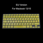 Европейская версия, русская клавиатура, силиконовый чехол для Apple Macbook Air Pro 13 15 H052