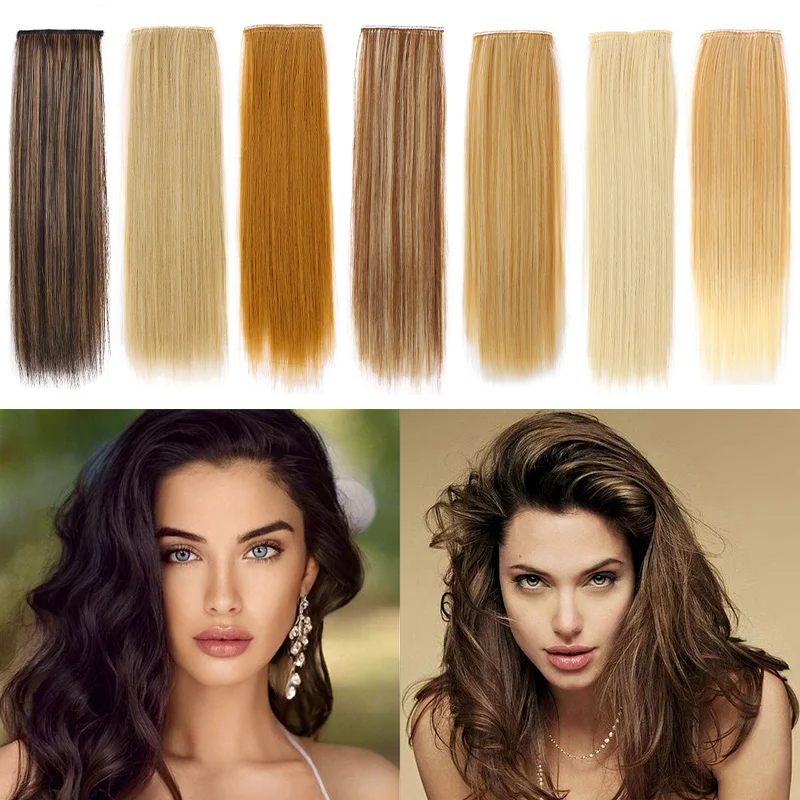 

Short Straight Patch Hair Pieces Invisible Clip in Hair Extension Fluffy Synthetic Natural Fake Pad Hight HairpiecesPad wigSynth
