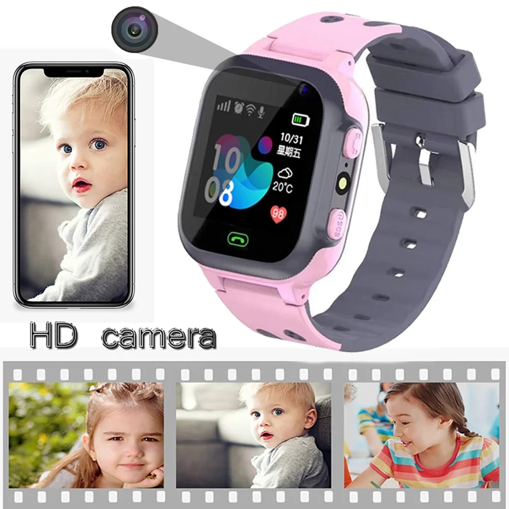 

Q16 Kids Smart Watch Kids Call For Children SOS Antil-Lost Waterproof Smartwatch Baby 2G SIM Card Clock Location Tracker Watches