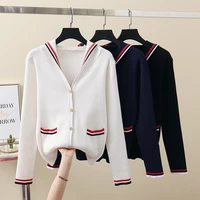 sweaters women solid single breasted korean style chic soft knitting student all match stylish daily casual female cardigan new