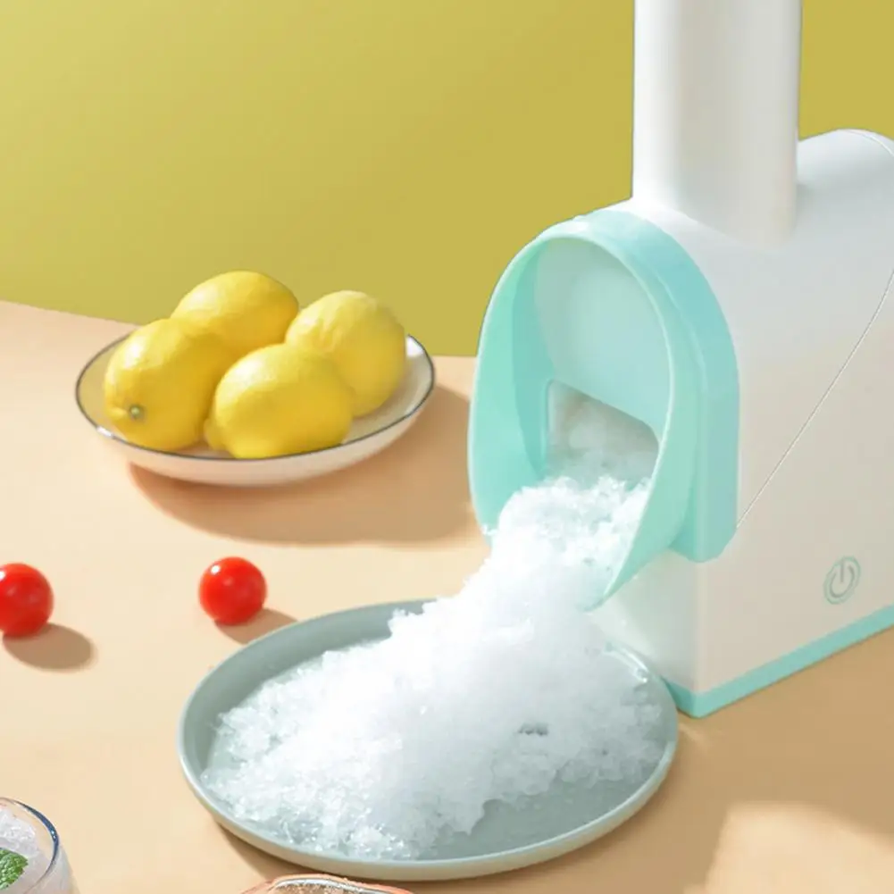 

Multifunction Electric Ice Crusher Shaver Mini Home USB Charging Snow Maker Machine DIY Kitchen Shaved Ice Machine High Quality