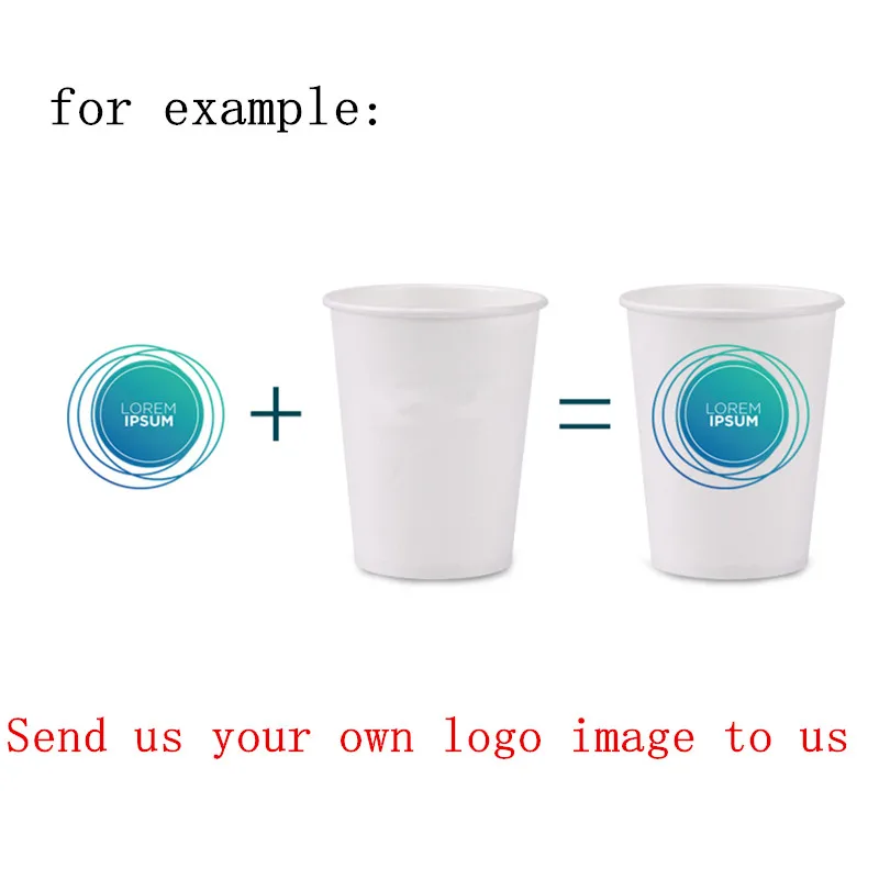 1000 шт. одноразовые принадлежности для приготовления кофе чашки 9 унций 250 мл воды