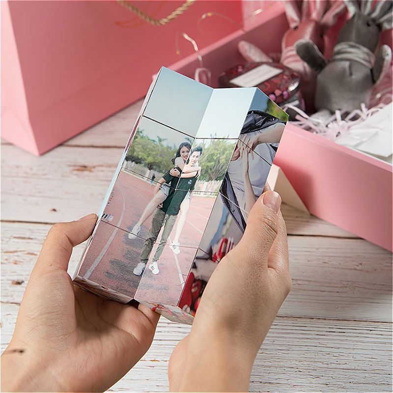 Креативная фото флип пользовательские Альбом DIY ручной работы подарок на день