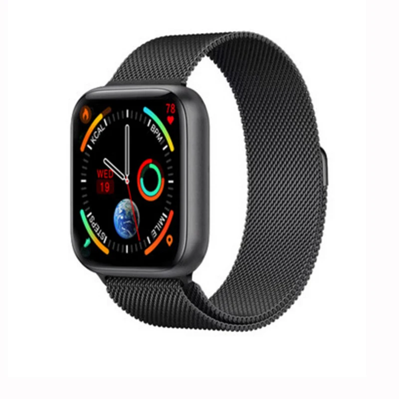 Metallic black Imosi I5 смарт-браслет, часы, монитор артериального давления, шагомер, умный Браслет, беспроводной фитнес-трекер, браслет PK B57 - Цвет: Metallic black