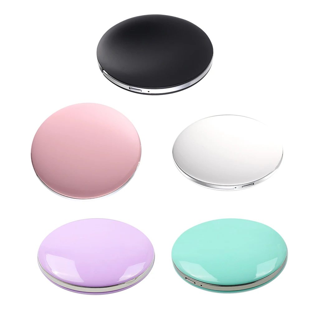 

Double Sided 3X Magnification Compact Lighted Mirror for Girl, USB Charging