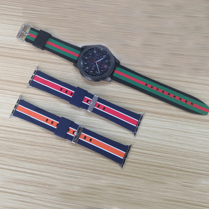 Ремешок для Samsung Gear S3 S2 sport Frontier Classic galaxy Watch active 42/46 мм ремешок huami amazfit gtr bip 22 20 huawei GT
