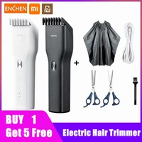 xiaomi enchen cordless electric hair trimmer clipper barber ceramic cutter two speed electric cutting machine kit for men kids