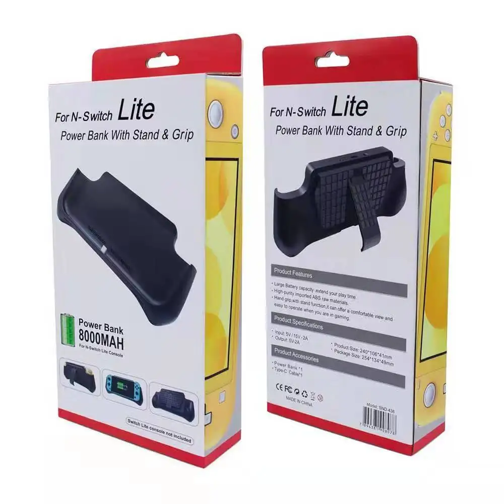 Внешний аккумулятор 8000 мАч портативное зарядное устройство подставка чехол USB Type