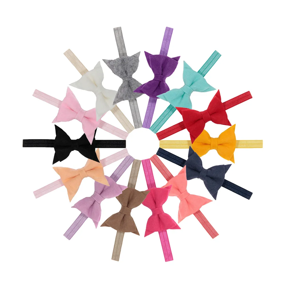 Nishine/Новинка Эластичная повязка на голову с бантом для маленьких девочек Милый