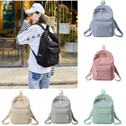 Вельветовый рюкзак для девочек, модный школьный ранец чистого цвета для девушек-подростков, студенческие школьные сумки, 2021