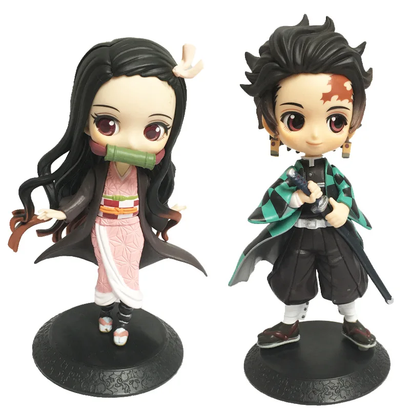 

Free Shipping Kamado Tanjirou Kamado Nezuko PVC Action Figure Toys Dolls