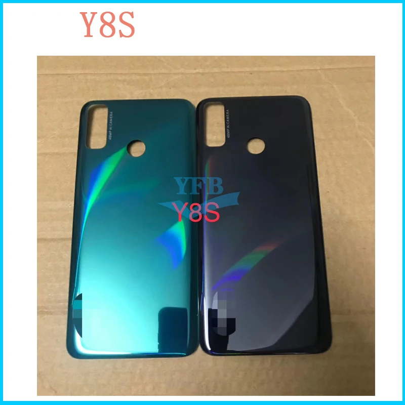 Задняя крышка батарейного отсека для huawei Y8S задняя стеклянный корпус|Корпусы и
