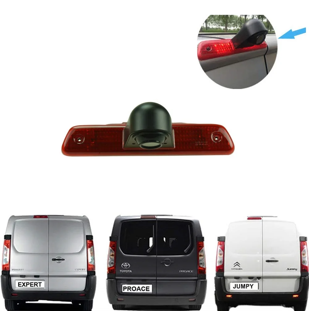 Стоп светильник HD 3 й камера заднего вида 170 ° для Peugeot Expert Citroen Dispatch Toyota Proace|Камеры