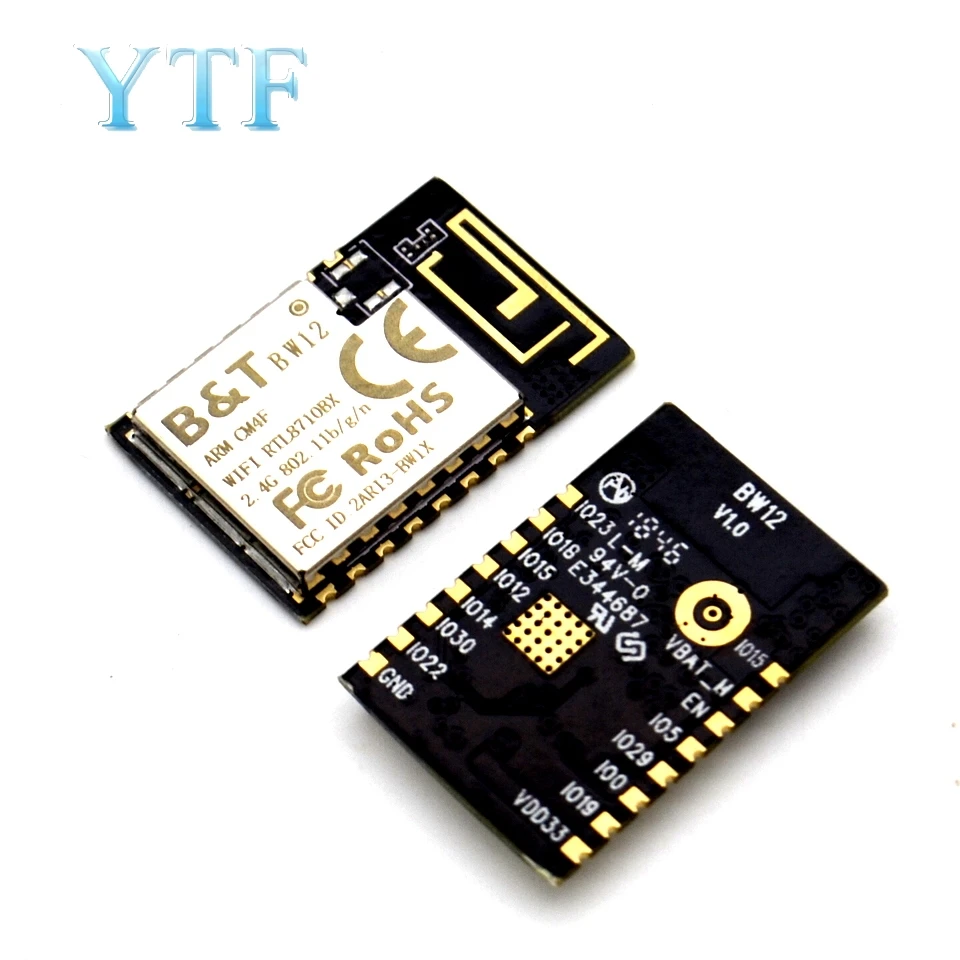 

BW12 WiFi Wireless Module RTL8710BX SoC Wireless Transceiver Module Wi-Fi Controller IoT