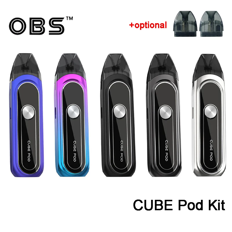 Оригинальный комплект OBS CUBE Pod встроенный аккумулятор 50 мА/ч вейп мод с 4 мл