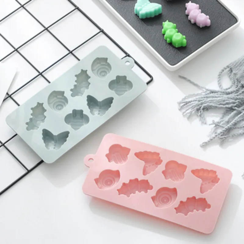 Креативная силиконовая форма для торта маленькая улитка пчела червь