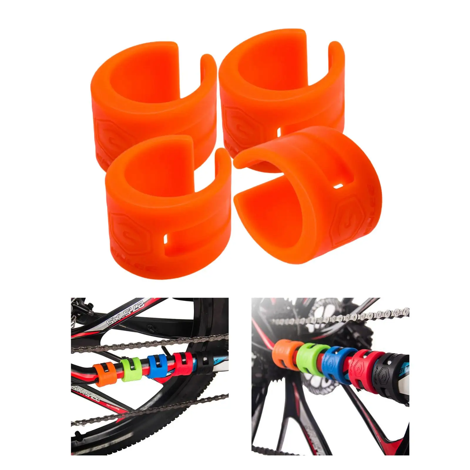 

Bike Chainstay Protector Bicycle Frame Guard Pad for Mountain Road Bike Fork