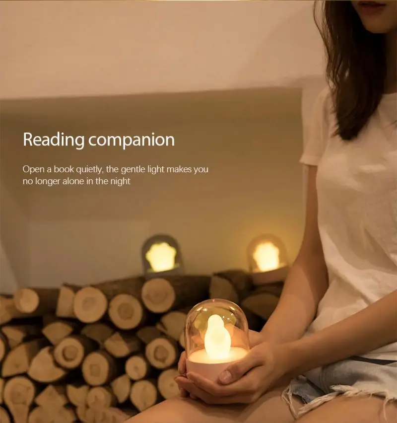 

New and Unique Night Light USB Rechargeable Magnetic Wall Light Cat Claw Silicone LED Toy Lamp Children's Companion Table Lamp
