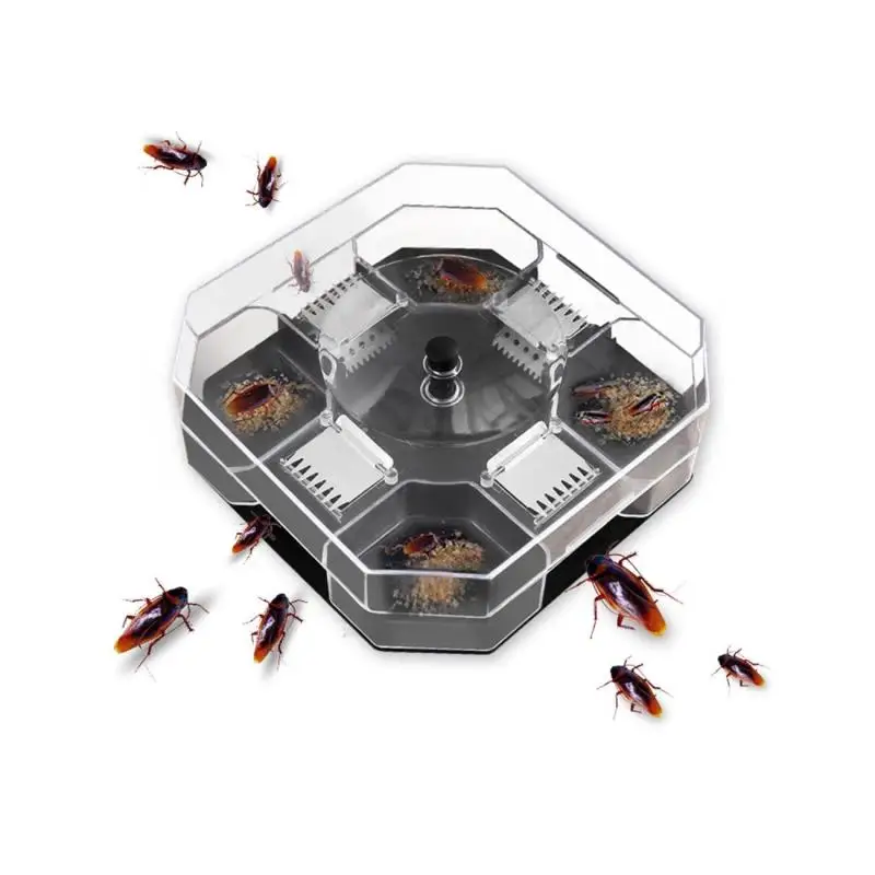 2021 New Household Cockroach Traps Box Reusable Cockroach Bug Roach Catcher Cockroach Killer Bait Traps Pesticide For Kitchen