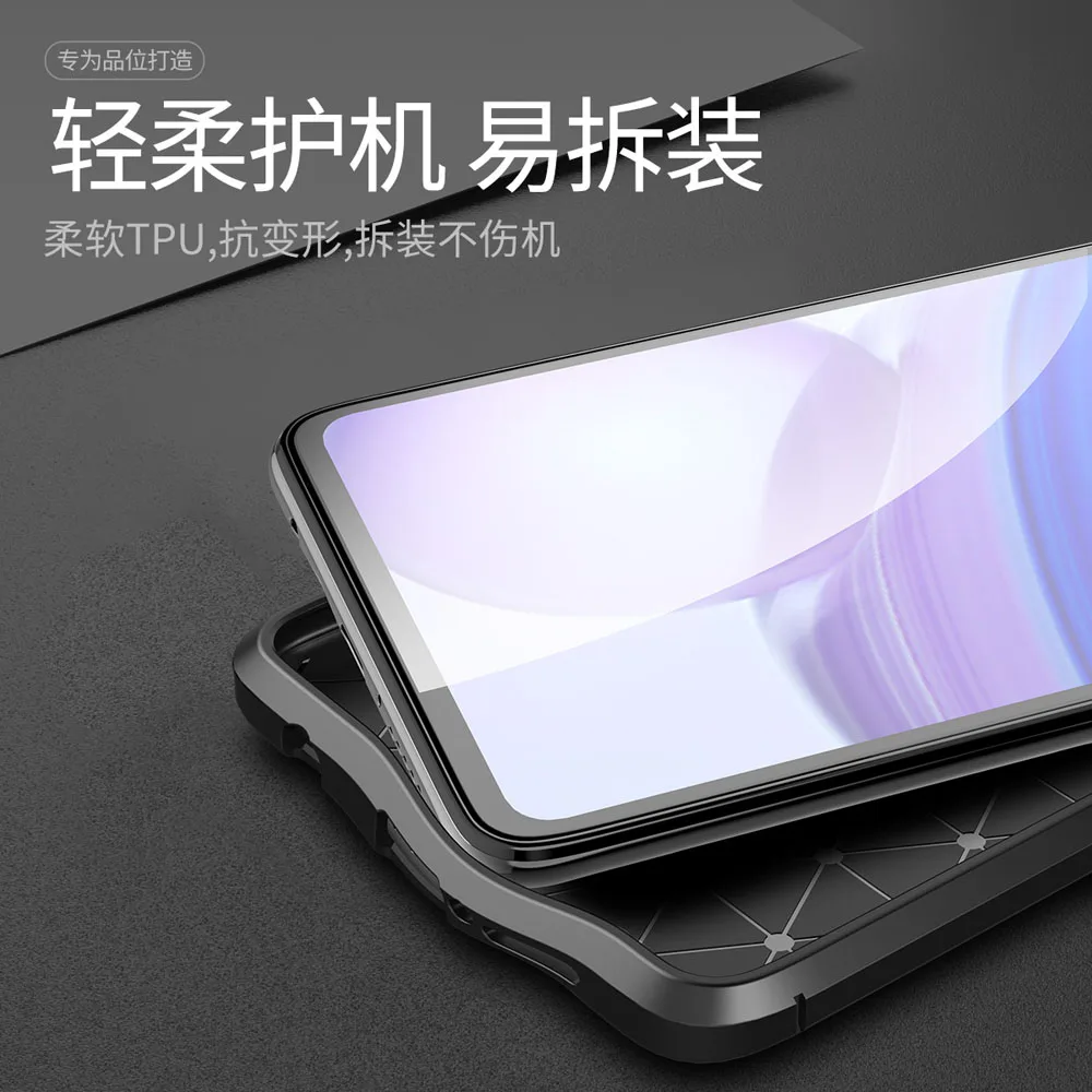 Силиконовый чехол-бампер для Xiaomi POCO X3 NFC тонкий и легкий матовый мягкий чехол Xaomi